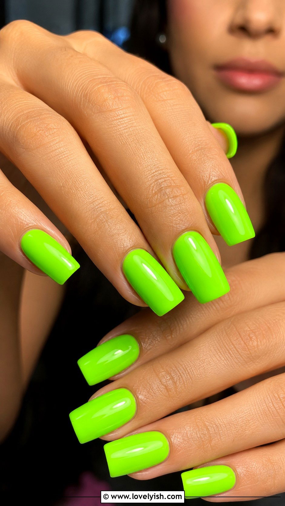 Neon Green Acrylic Nails - 42 acrylic nail designs - 42 acrylic nail designs