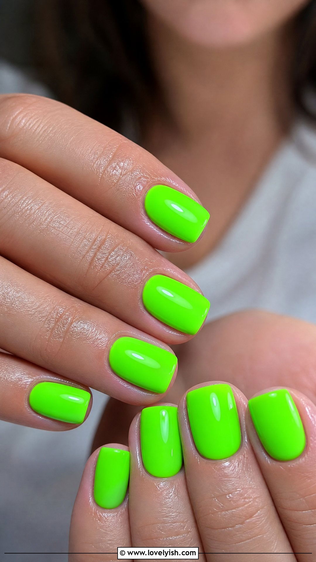 Neon Green Short Acrylic Nails - 50 short acrylic nails - 50 short acrylic nails