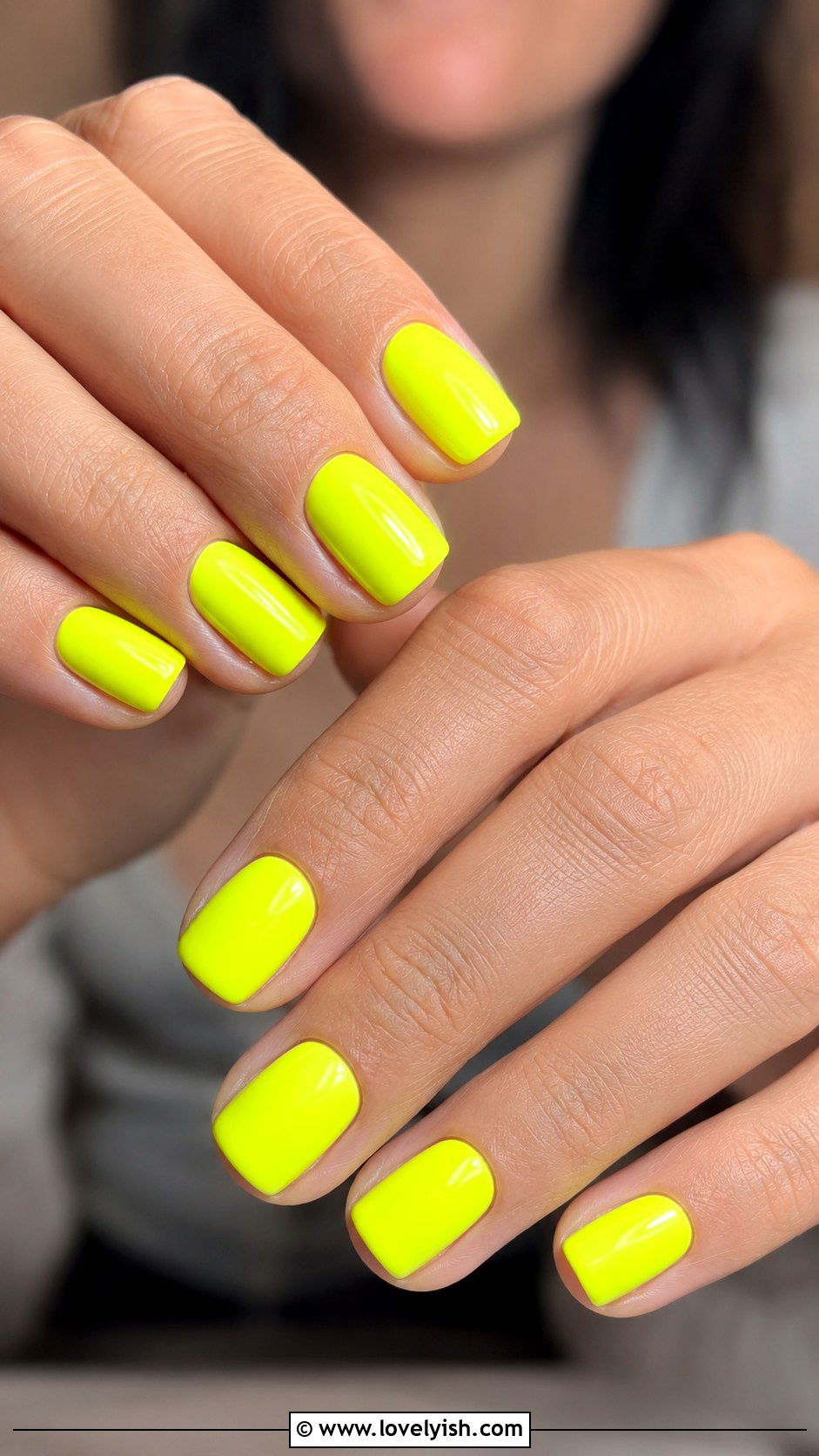Neon Yellow Nails - 50 yellow nails - 50 yellow nails