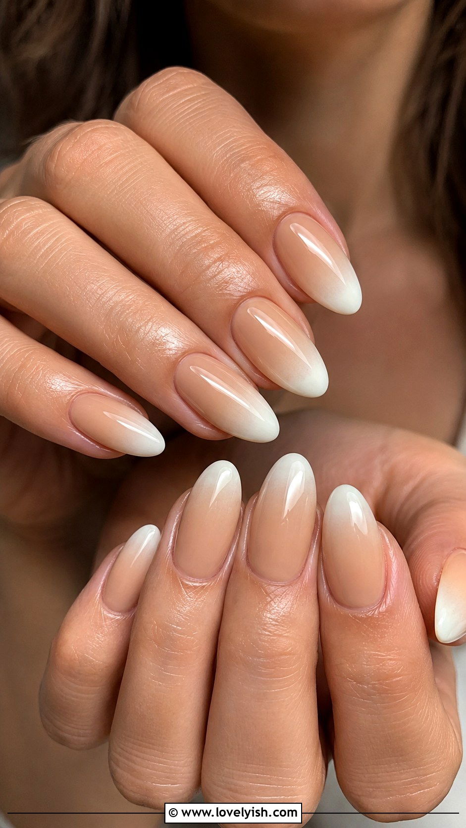 Nude Beach Ombre Nails - 38 beach nail designs - 38 beach nail designs