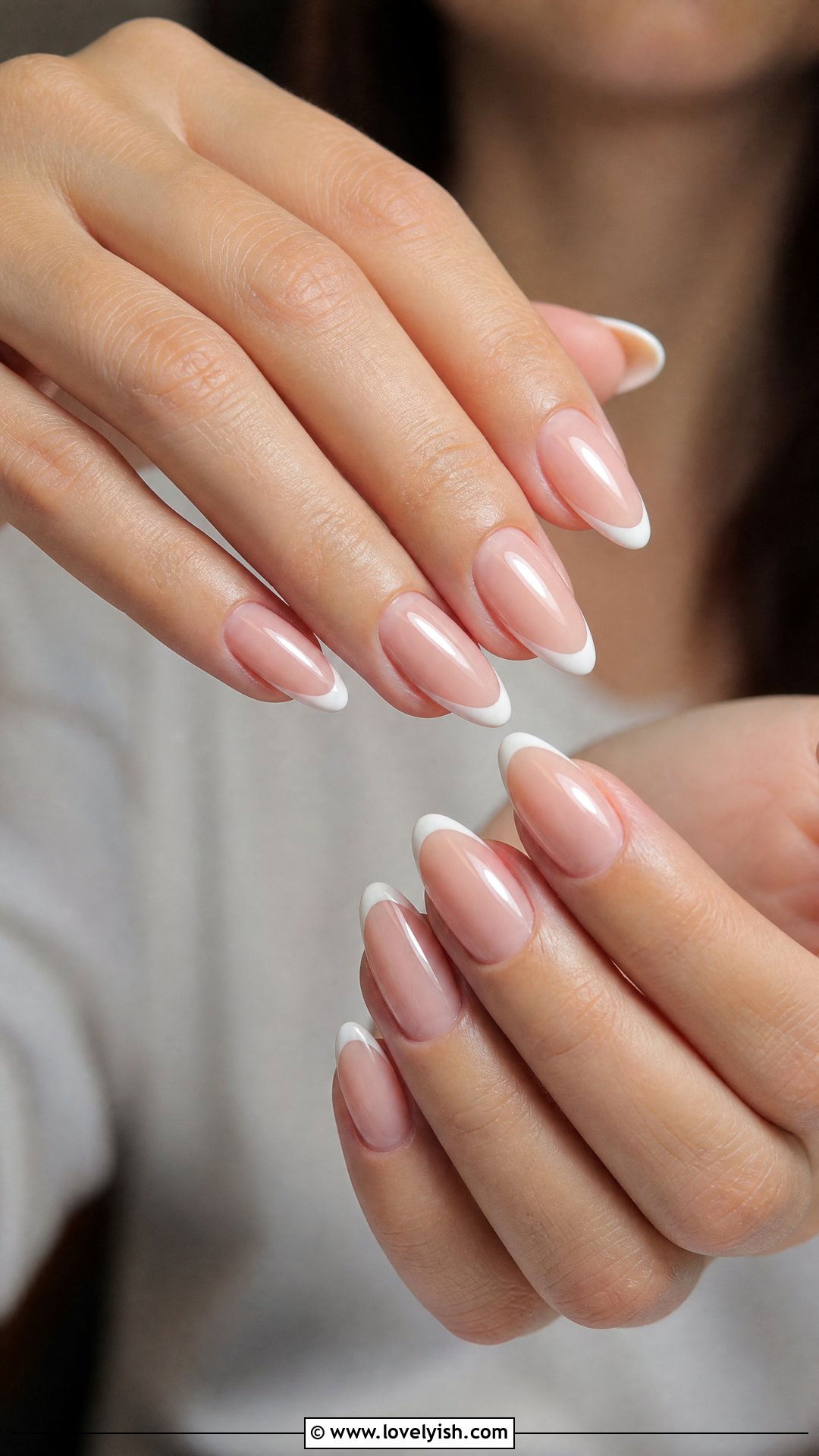 Nude French Tip Nails - 50 nude nails - 50 nude nails