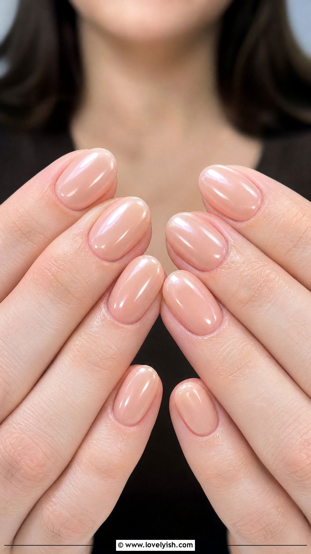 Nude Glazed Donut Nails - 38 simple nail art designs - 38 simple nail art designs