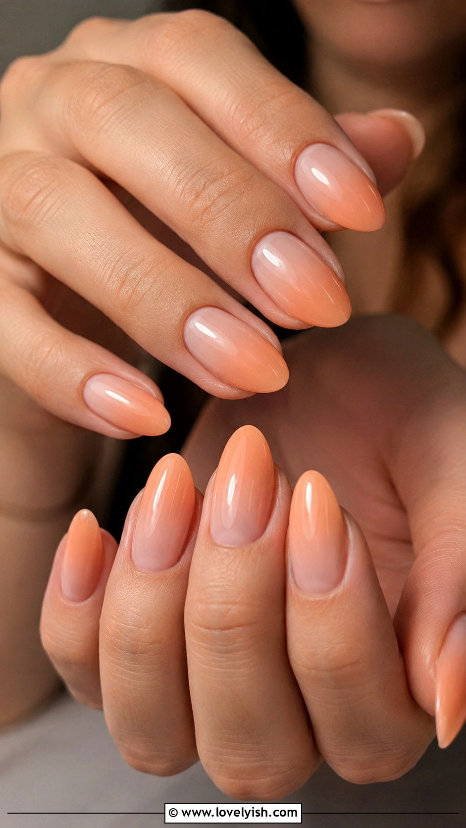 Nude Glossy Short Nails - 50 pretty nails - 50 pretty nails