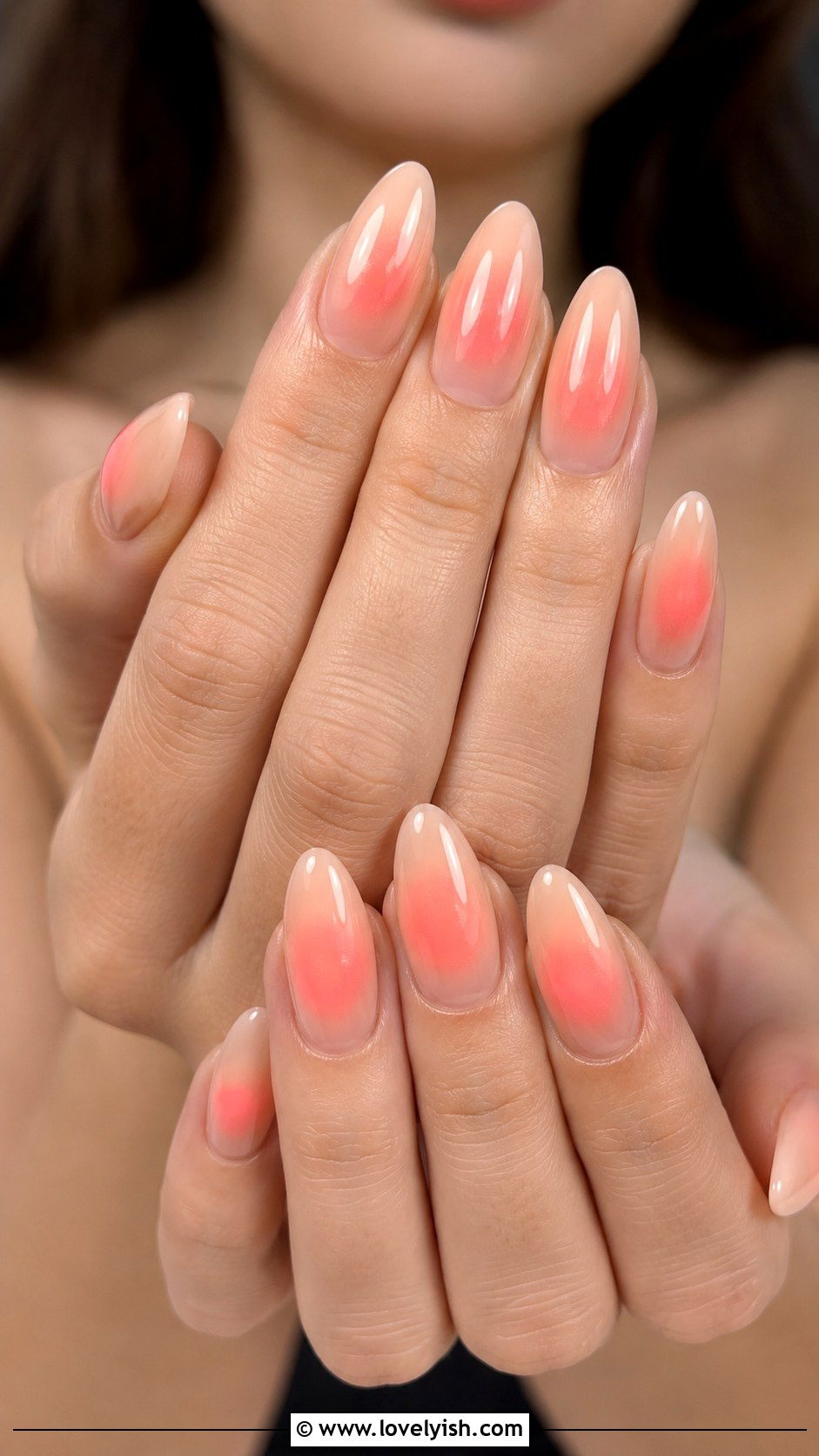 Nude Nails With Aura Design - 50 nude nails - 50 nude nails