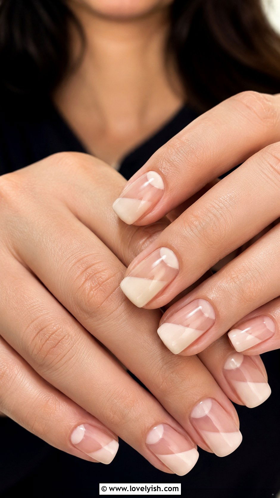 Nude Nails With Negative Space Design - 50 nude nails - 50 nude nails