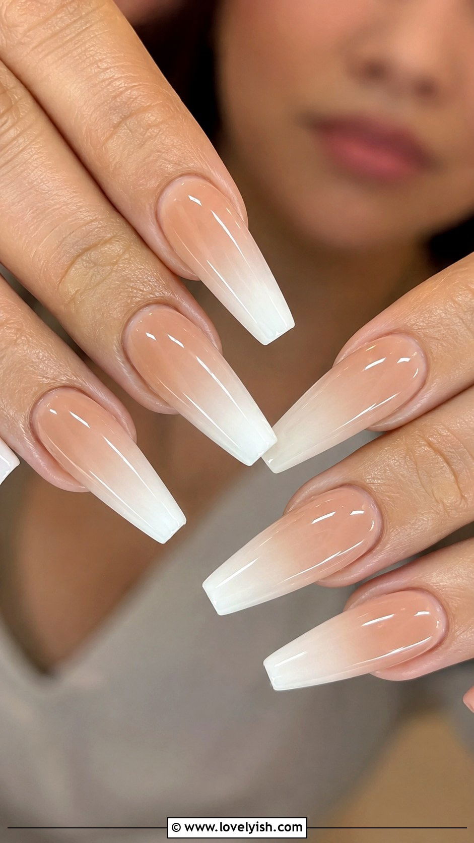 Nude Ombre Nails - 50 neutral nails - 50 neutral nails