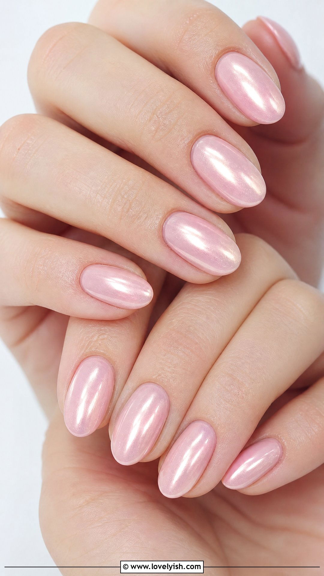 Nude Pink Glazed Donut Nails - 50 classy nails - 50 classy nails