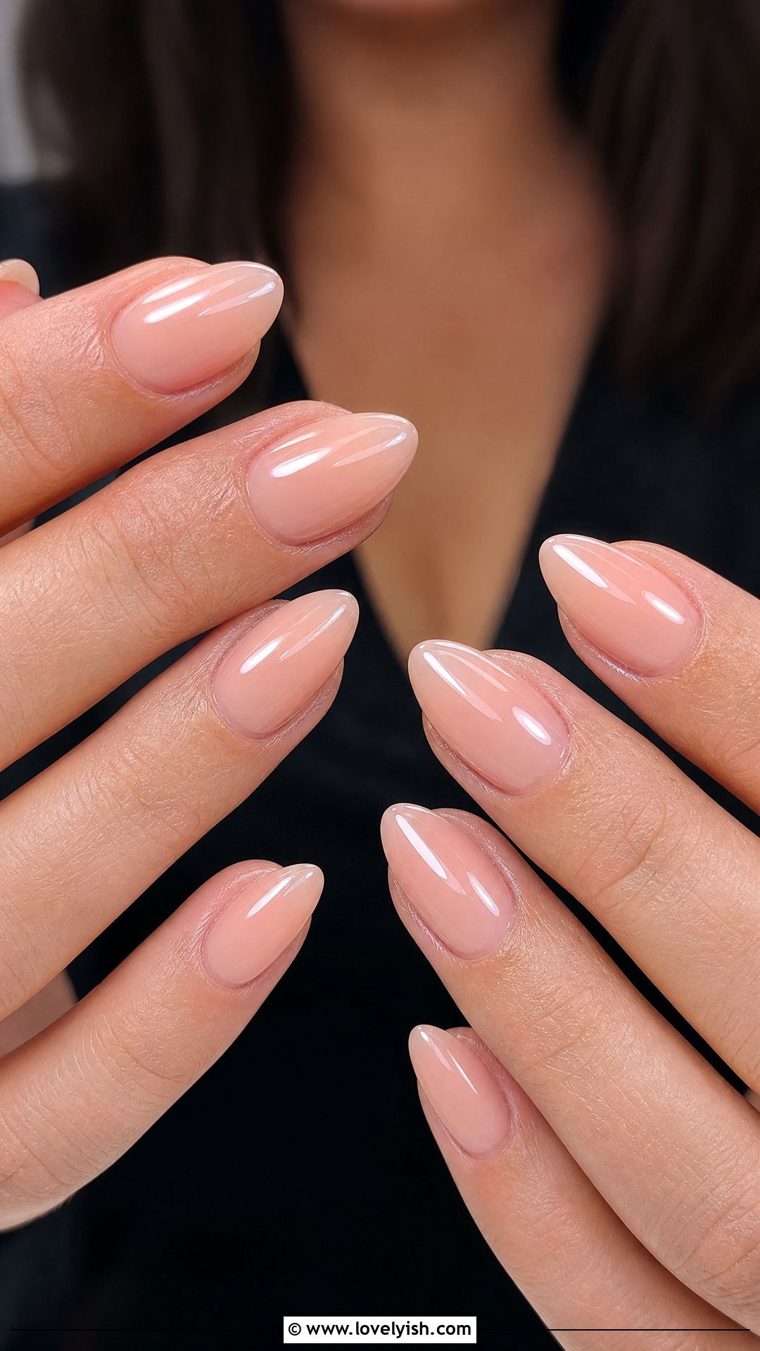 Nude Pink Glossy Builder Gel Nails - 50 builder gel nails - 50 builder gel nails