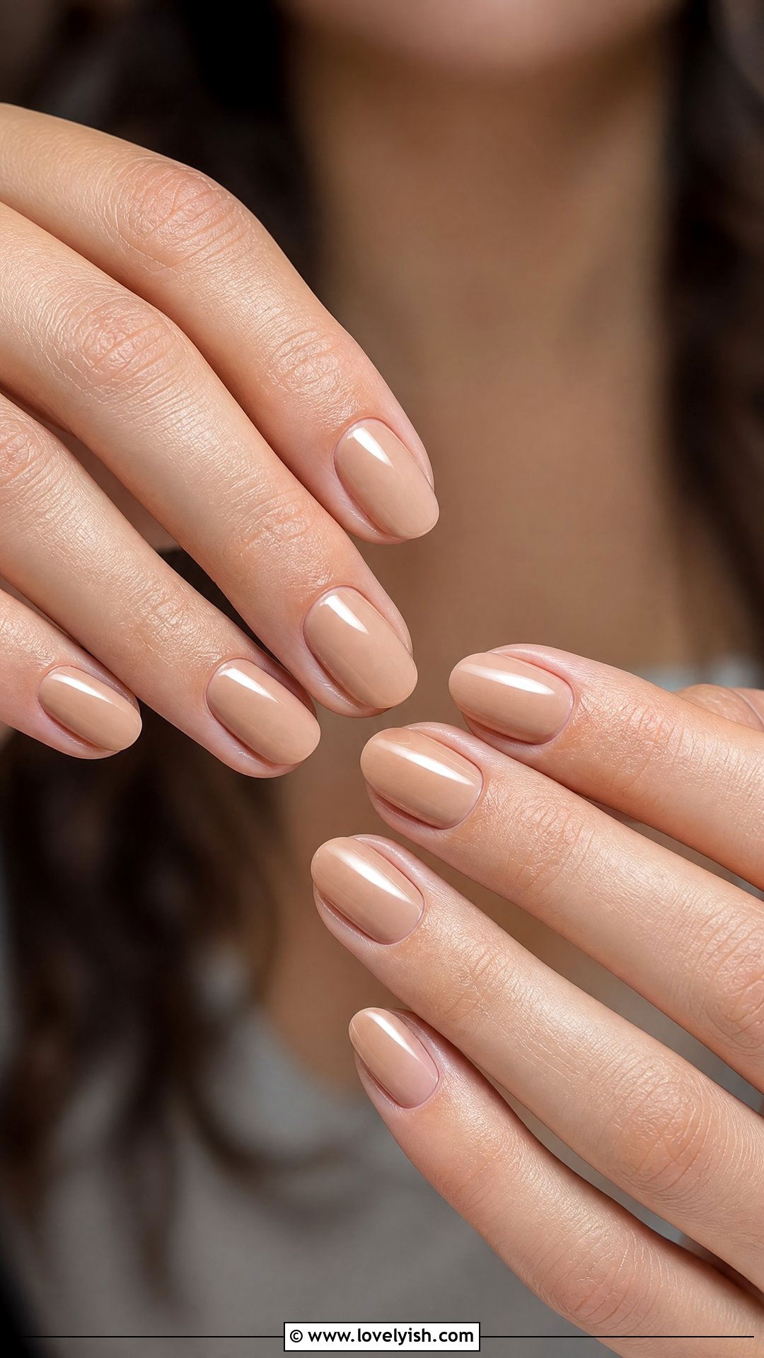 Nude Round Nails - 50 round nails - 50 round nails