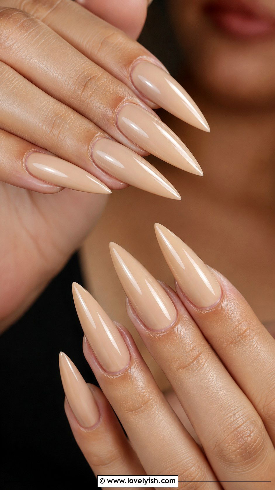 Nude Stiletto Nails - 50 nude nails - 50 nude nails
