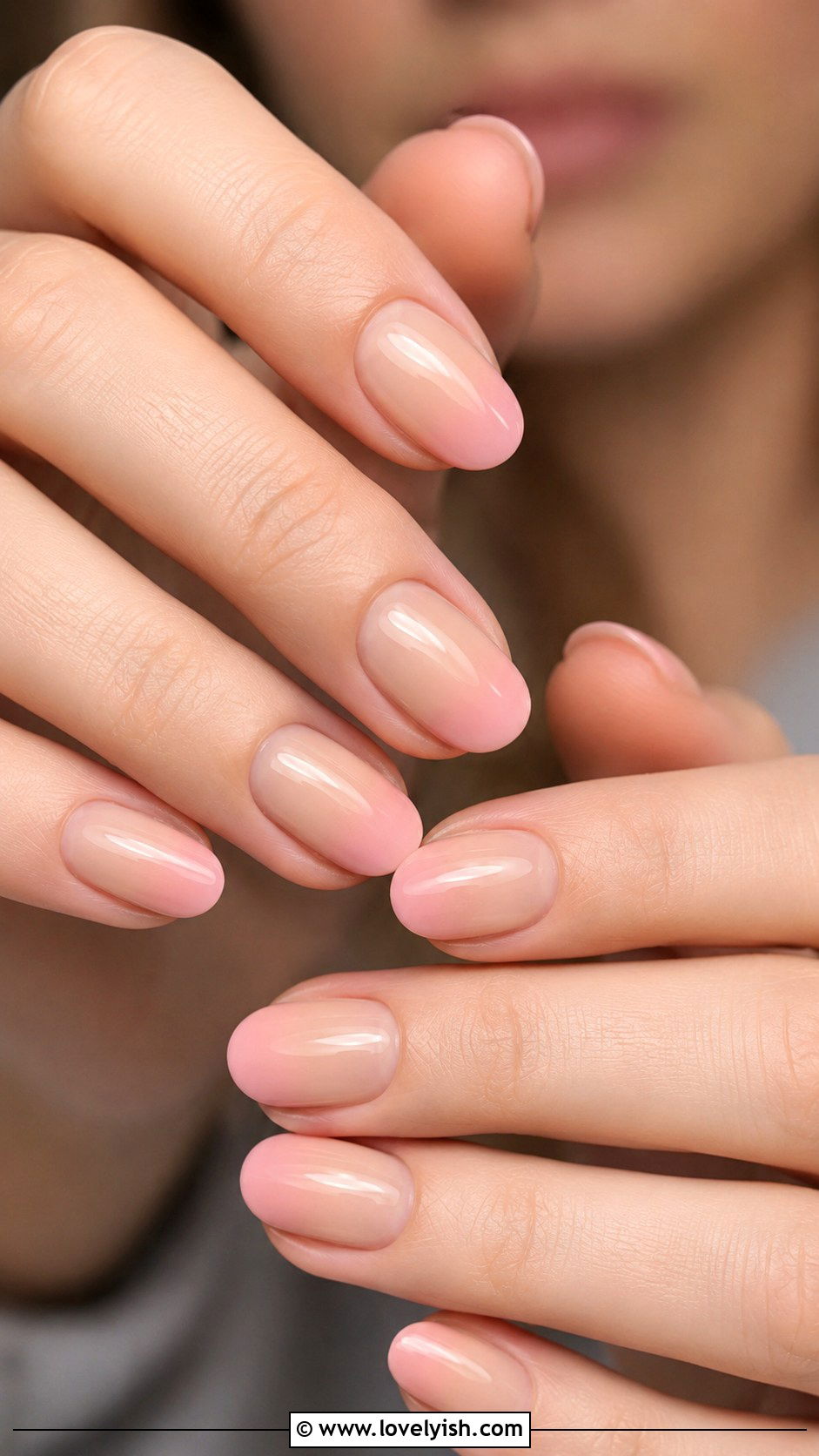 Nude to Blush Pink Ombre Nails for Bride - 25 wedding nails for bride - 25 wedding nails for bride