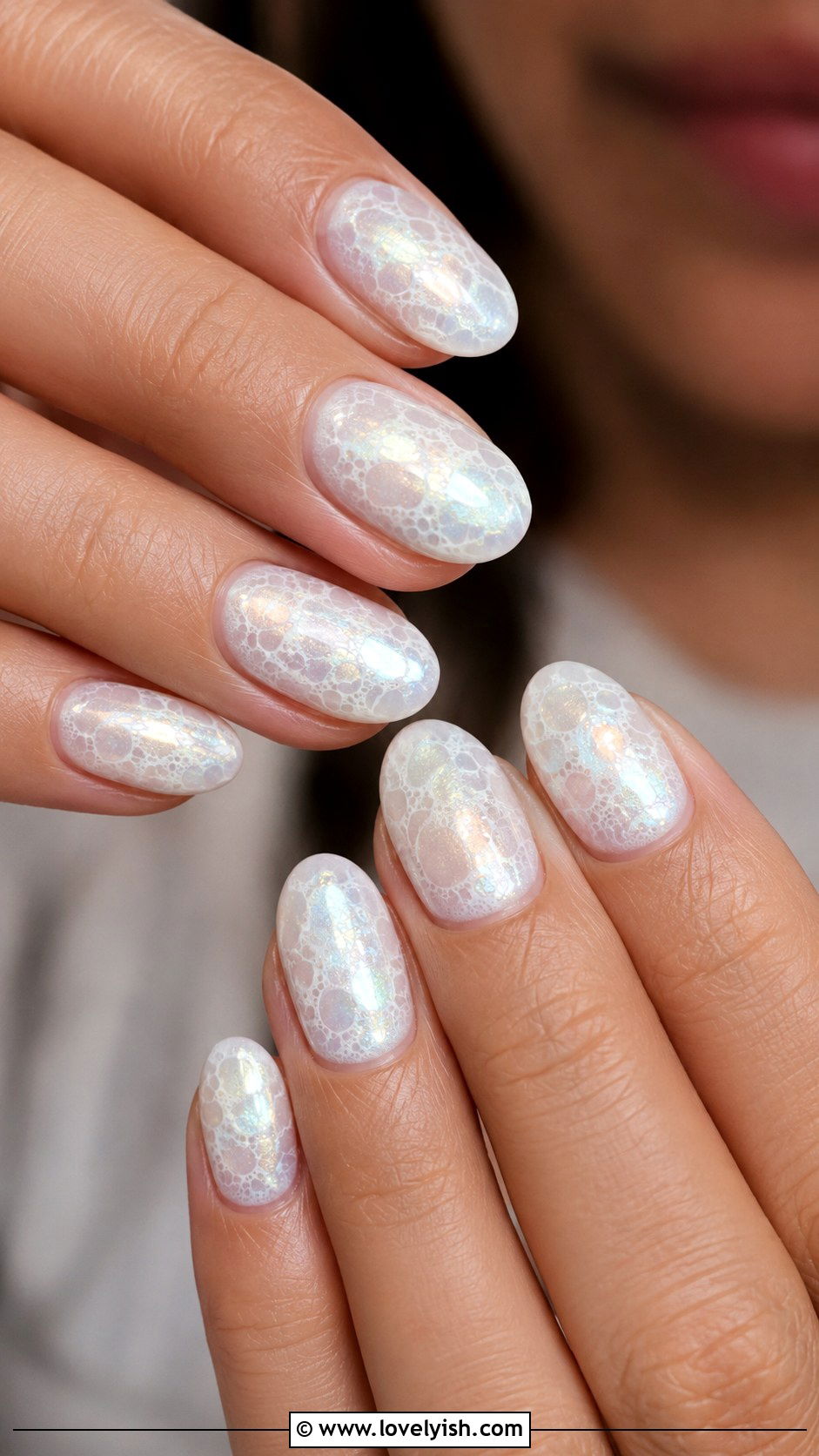 Ocean Foam White Nails - 50 ocean nails - 50 ocean nails