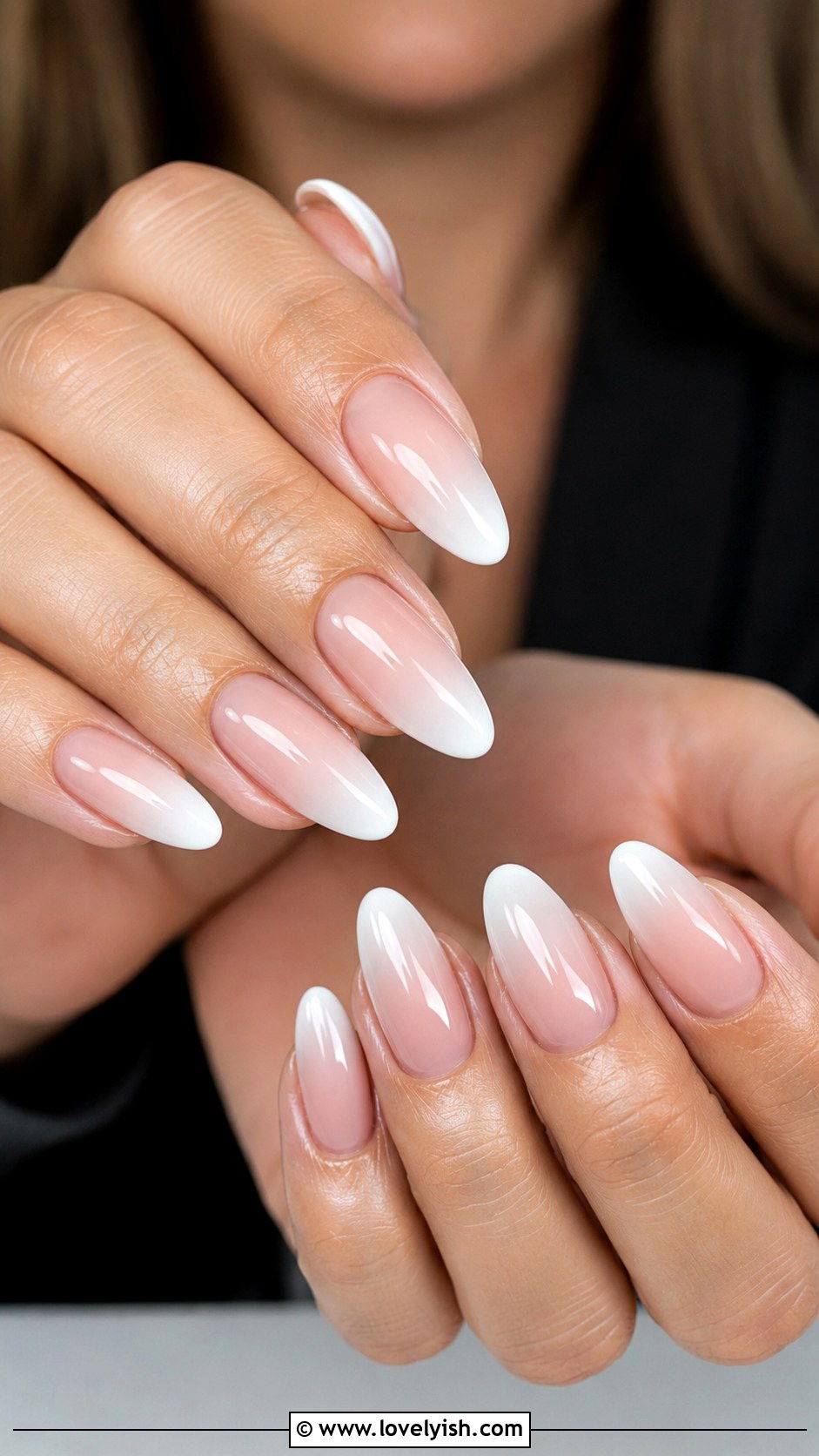 Ombre French Tip Nails - 42 french nail designs - 42 french nail designs