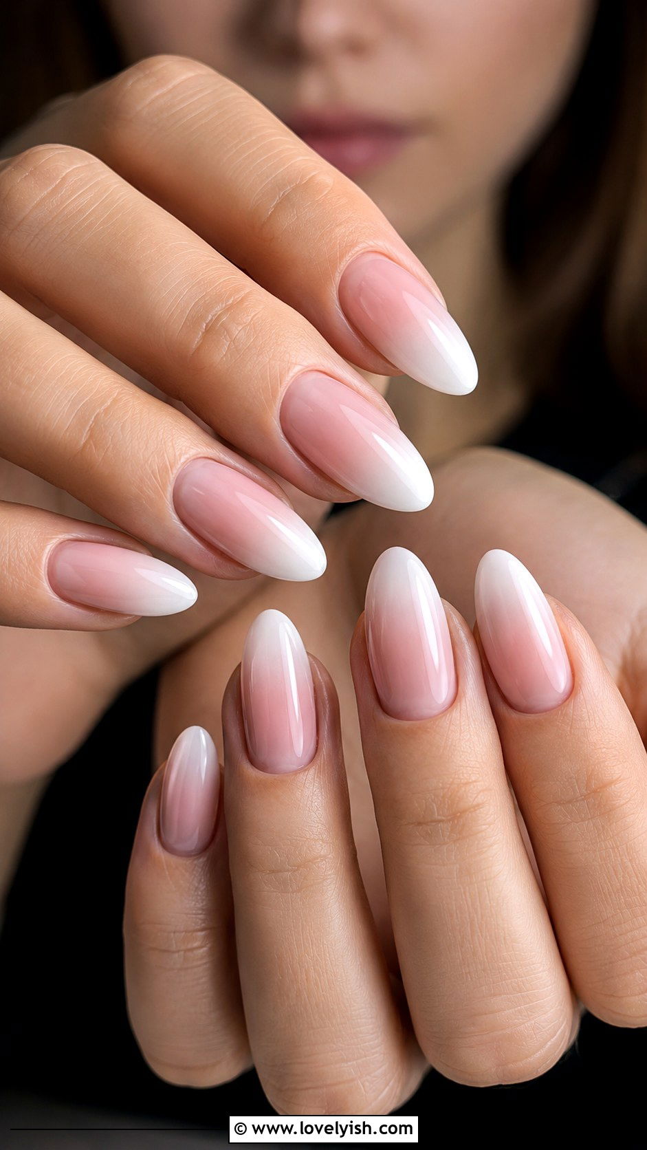Ombre French Tip Nails - 45 nail tips - 45 nail tips