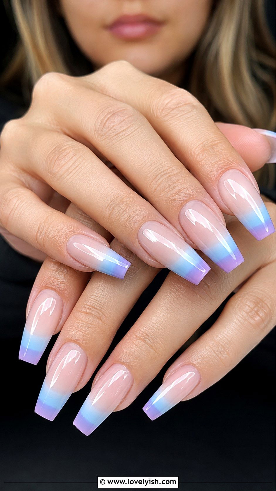 Ombre French Tip Nails - 25 french manicure ideas - 25 french manicure ideas