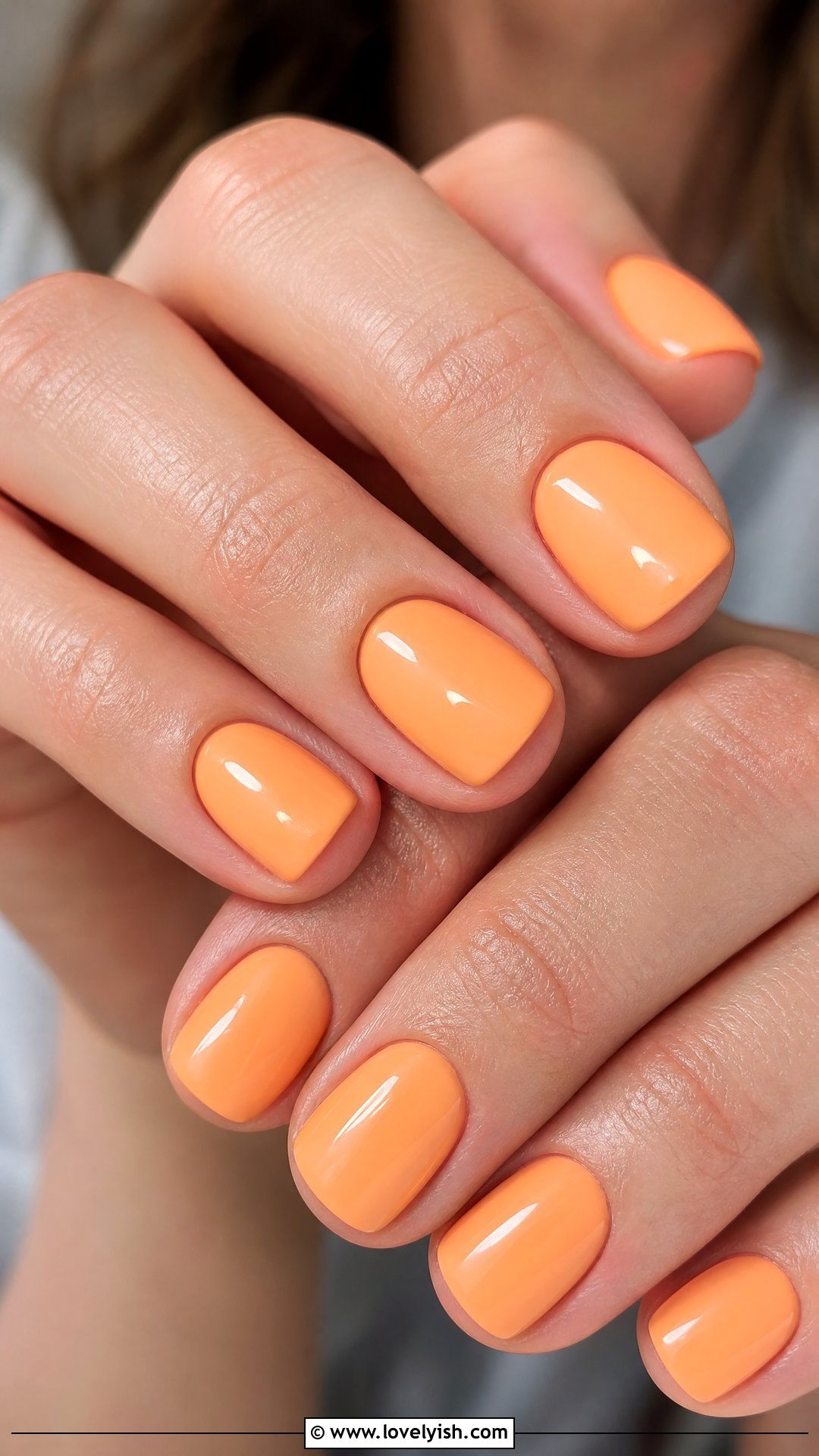 Orange Creamsicle Nails - 50 spring nails - 50 spring nails