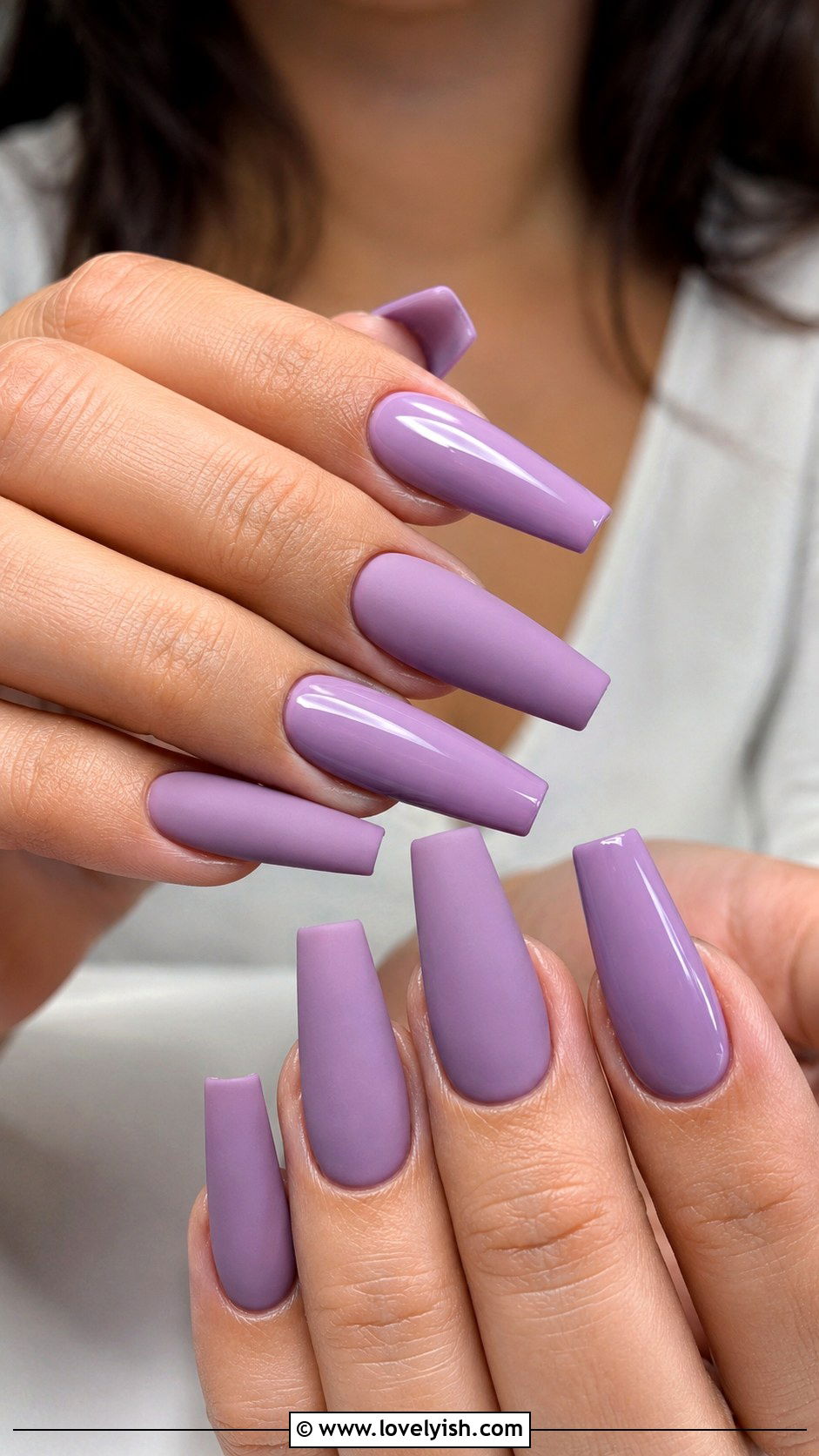 Pastel Amethyst Orchid Easter Nails - 44 easter nail designs - 44 easter nail designs