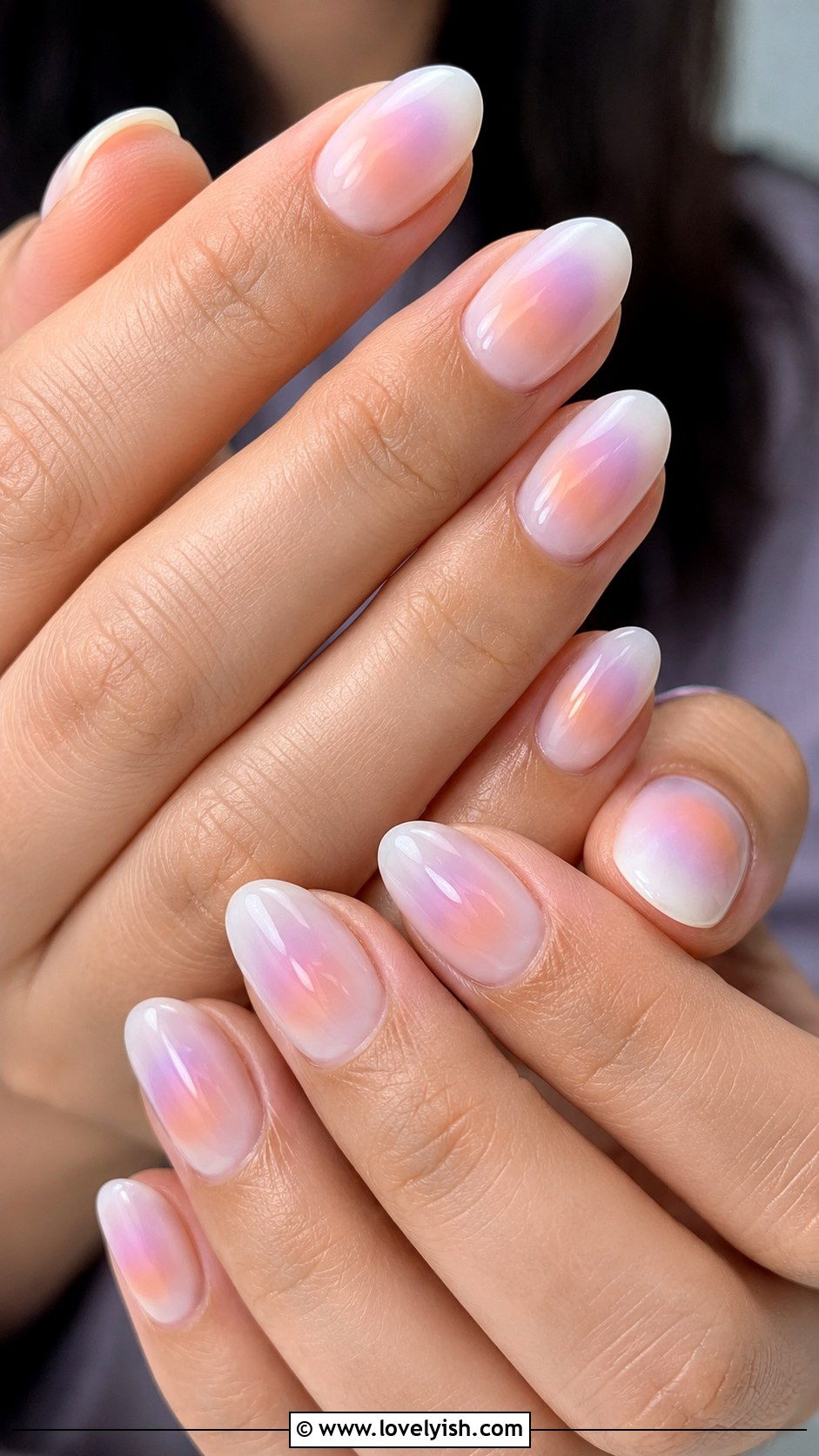 Pastel Aura Nails - 31 simple nail art ideas - 31 simple nail art ideas