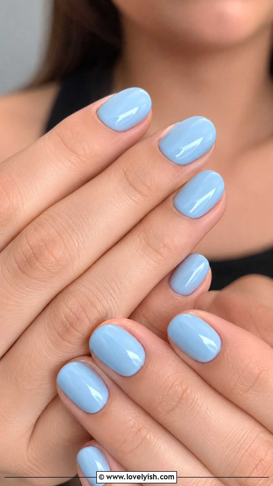 Pastel Blue Ocean Nails - 50 ocean nails - 50 ocean nails