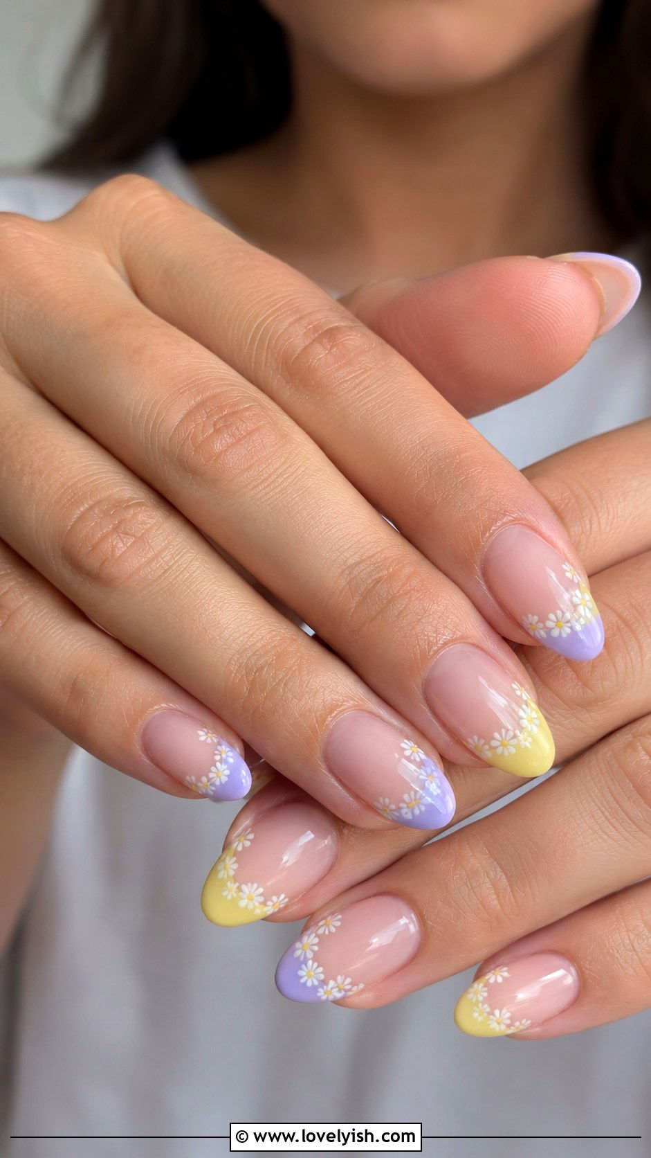 Pastel French Tip Easter Nails - 31 easter nail designs 2026 - 31 easter nail designs 2026