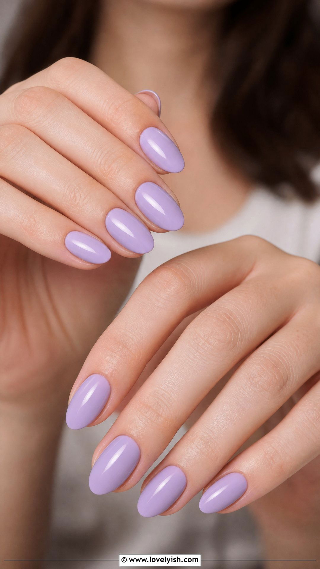 Pastel Lavender Nails - 50 popular nail designs - 50 popular nail designs