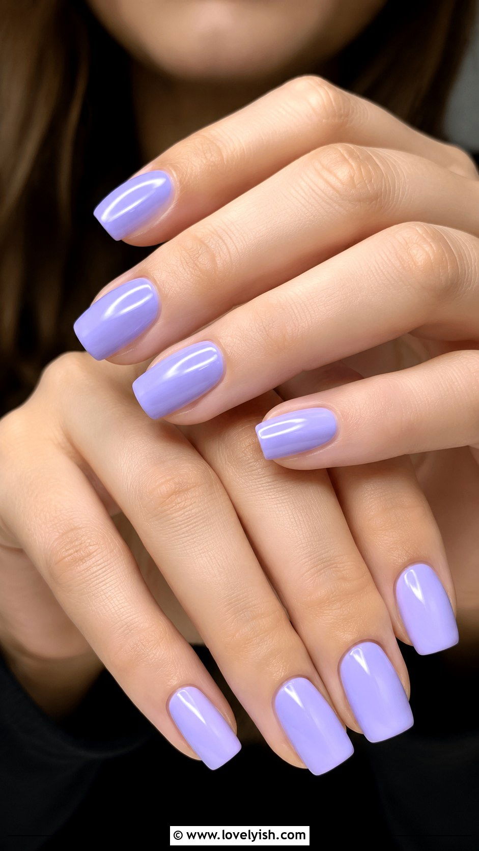 Pastel Lavender Nails - 25 mothers day nail designs - 25 mother's day nail designs
