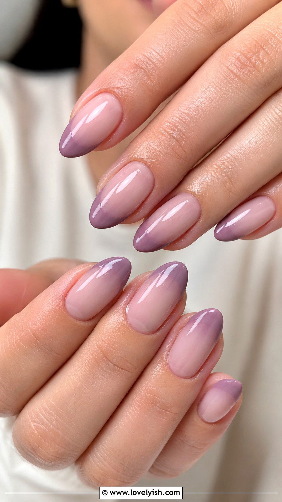 Pastel Mauve French Tip Nails - 50 pastel french tip nails - 50 pastel french tip nails