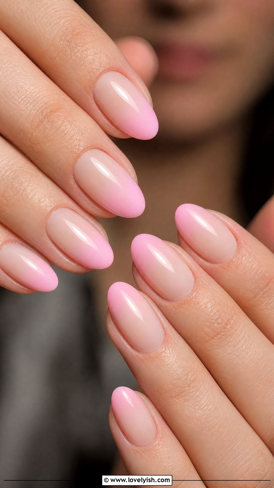 Pastel Pink French Ombre - 50 french ombre nails - 50 french ombre nails