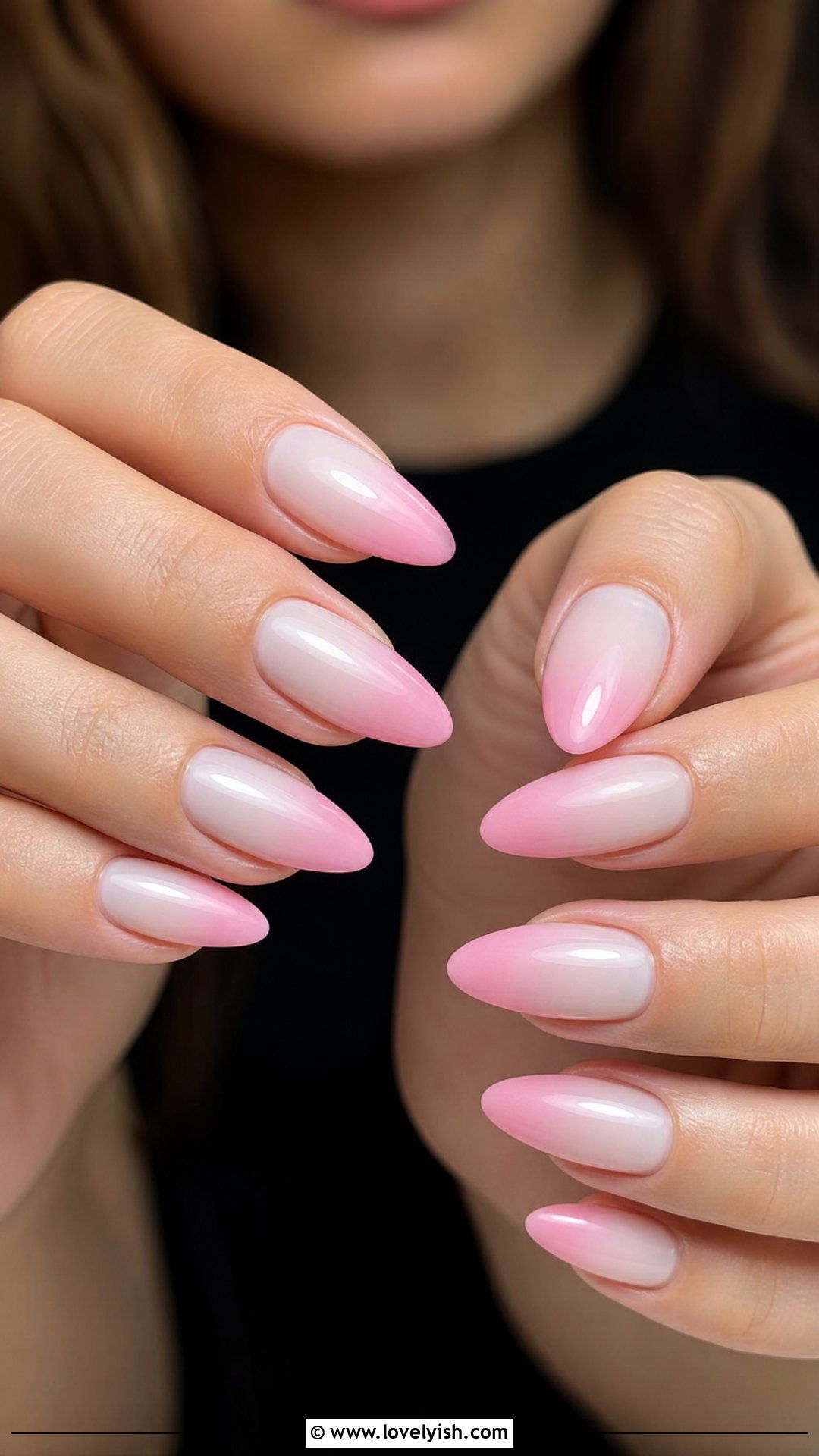 Pastel Pink Ombre Acrylic Nails - 42 acrylic nail designs - 42 acrylic nail designs