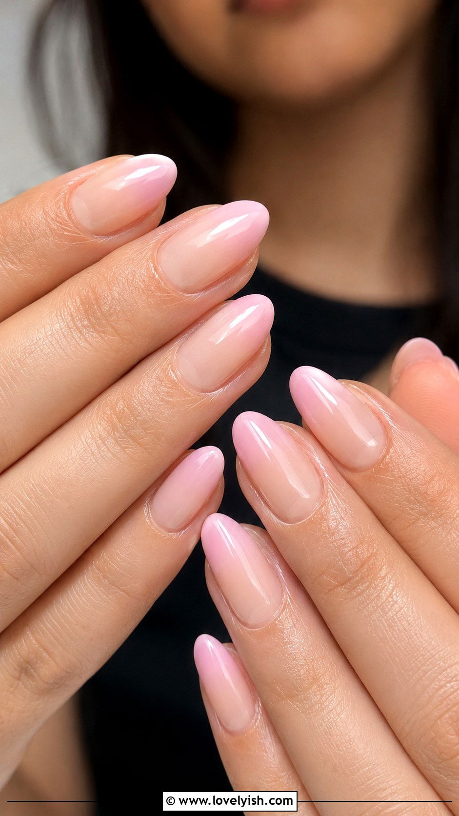 Pastel Pink Ombre French Tip Nails - 50 pink french tip nails - 50 pink french tip nails