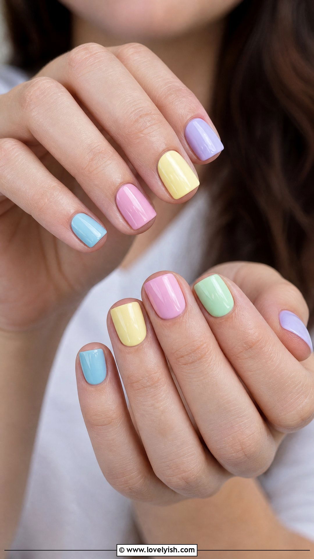 Pastel Rainbow Acrylic Nails - 25 acrylic nails designs - 25 acrylic nails designs