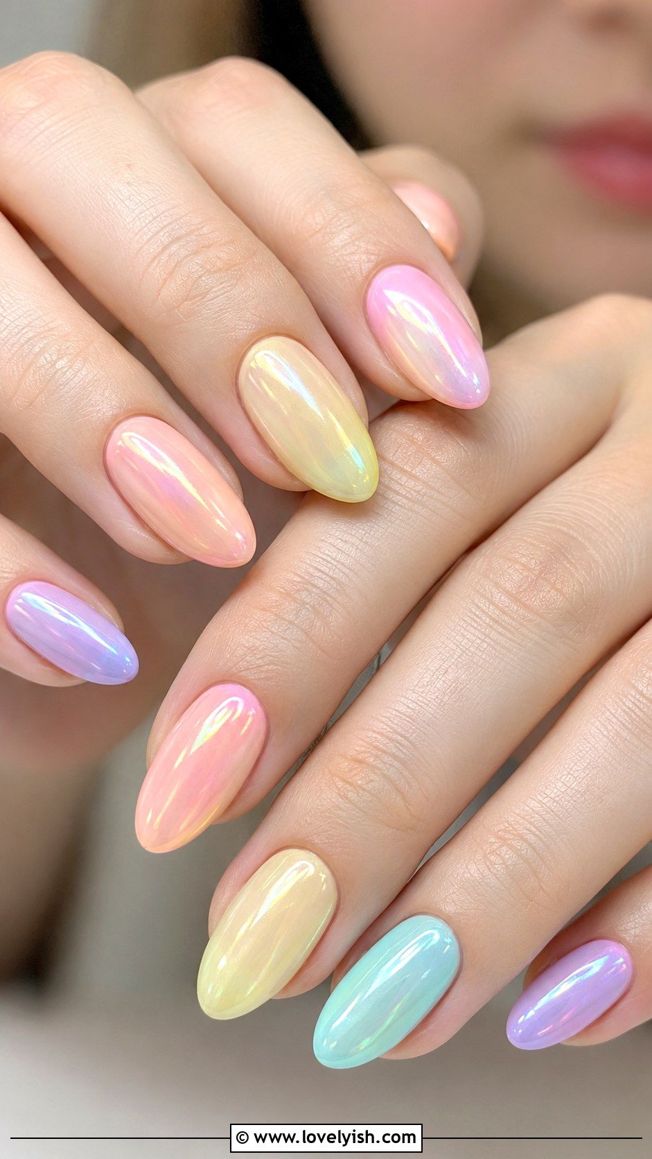Pastel Rainbow Glazed Donut Nails - 50 glazed donut nails - 50 glazed donut nails