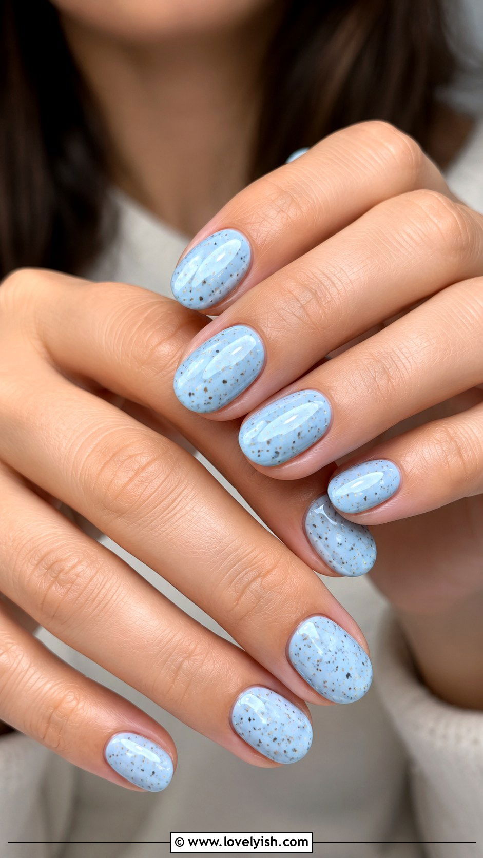 Pastel Speckled Egg Nails - 25 easter nails design ideas - 25 easter nails design ideas