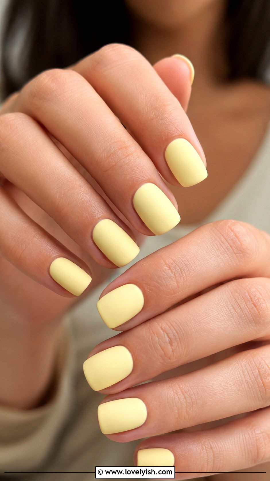 Pastel Yellow Nails - 50 yellow nails - 50 yellow nails