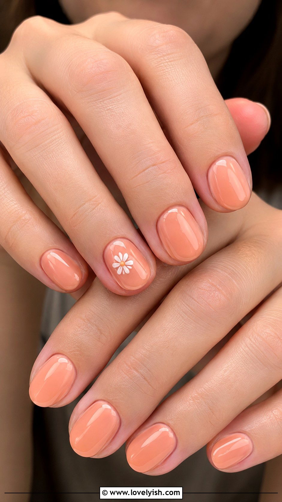 Peach Fuzz Easter Nails - 44 easter nail designs - 44 easter nail designs