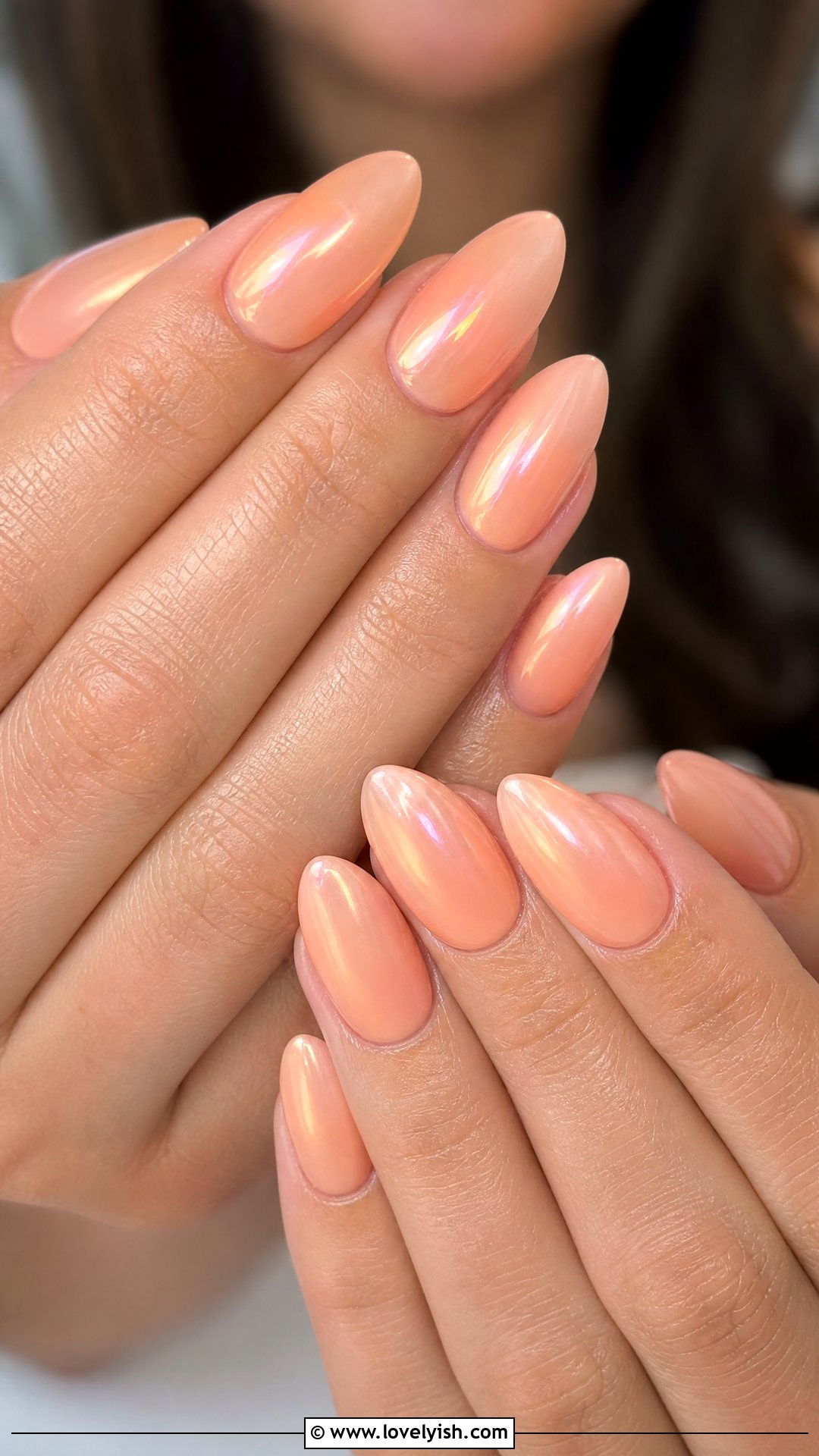 Peach Glazed Donut Nails - 50 glazed donut nails - 50 glazed donut nails
