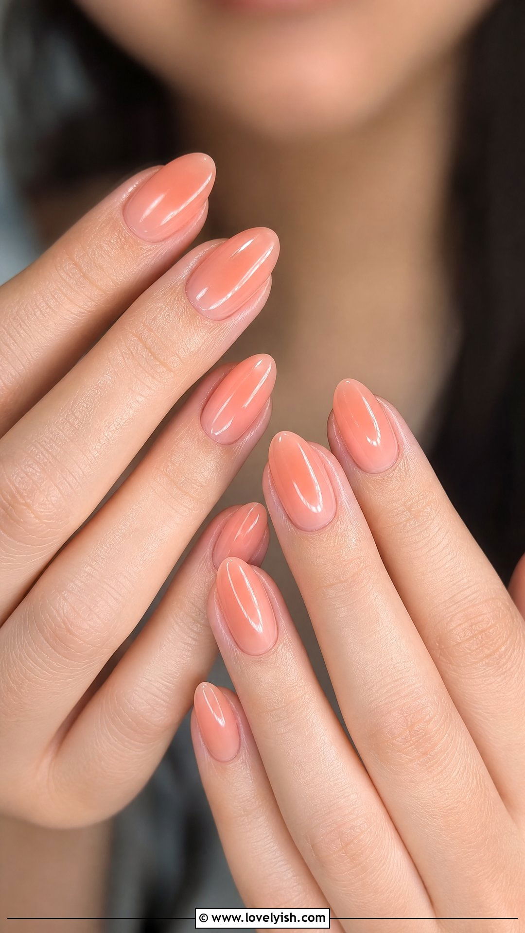 Peach Jelly Pink Nails - 50 jelly pink nails - 50 jelly pink nails
