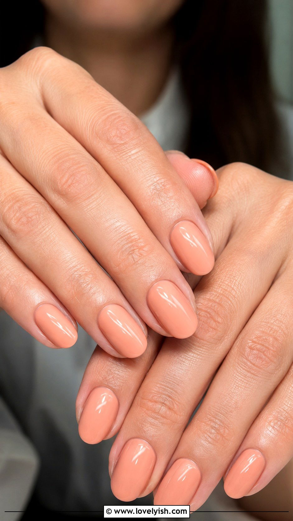 Peach Nude Nails - 50 neutral nails - 50 neutral nails