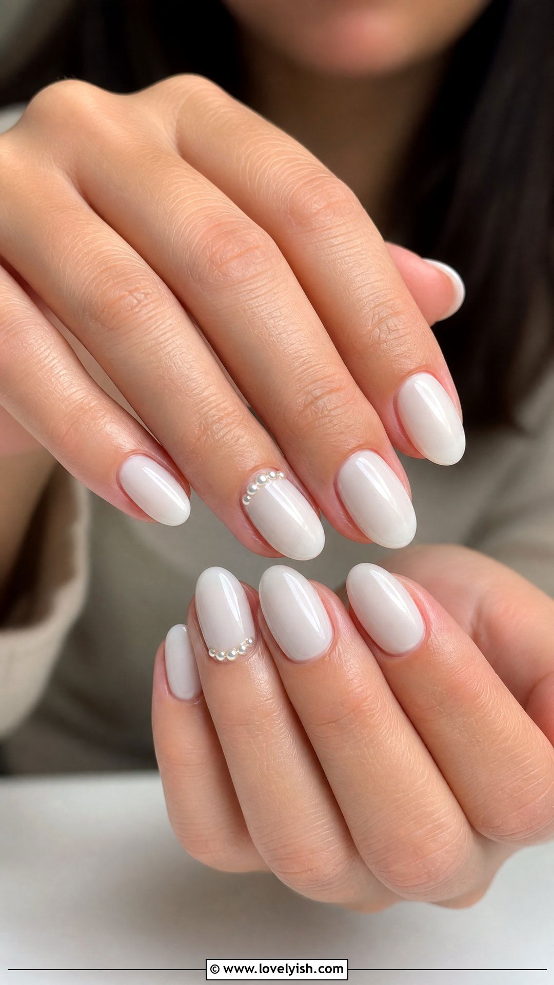 Pearl Accent Nails - 50 classic nail designs - 50 classic nail designs