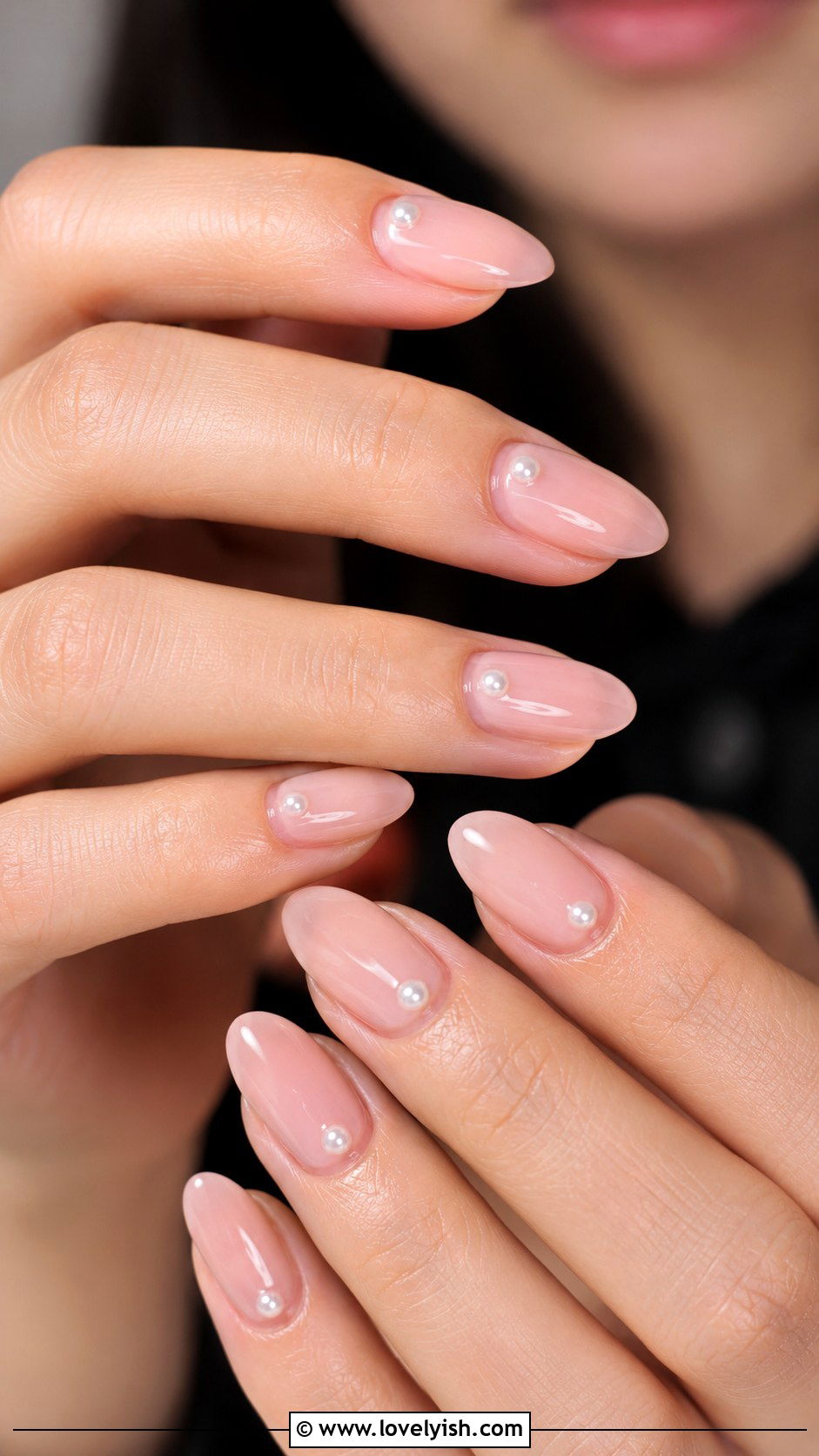 Pearl Accent Nails - 50 minimalist nails - 50 minimalist nails