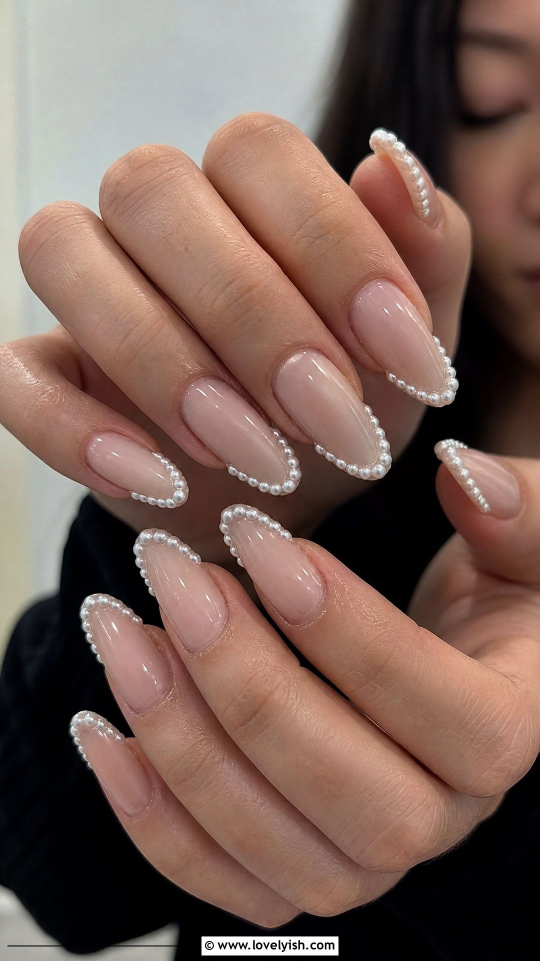 Pearl Arch French Nails - 50 pearl nails - 50 pearl nails