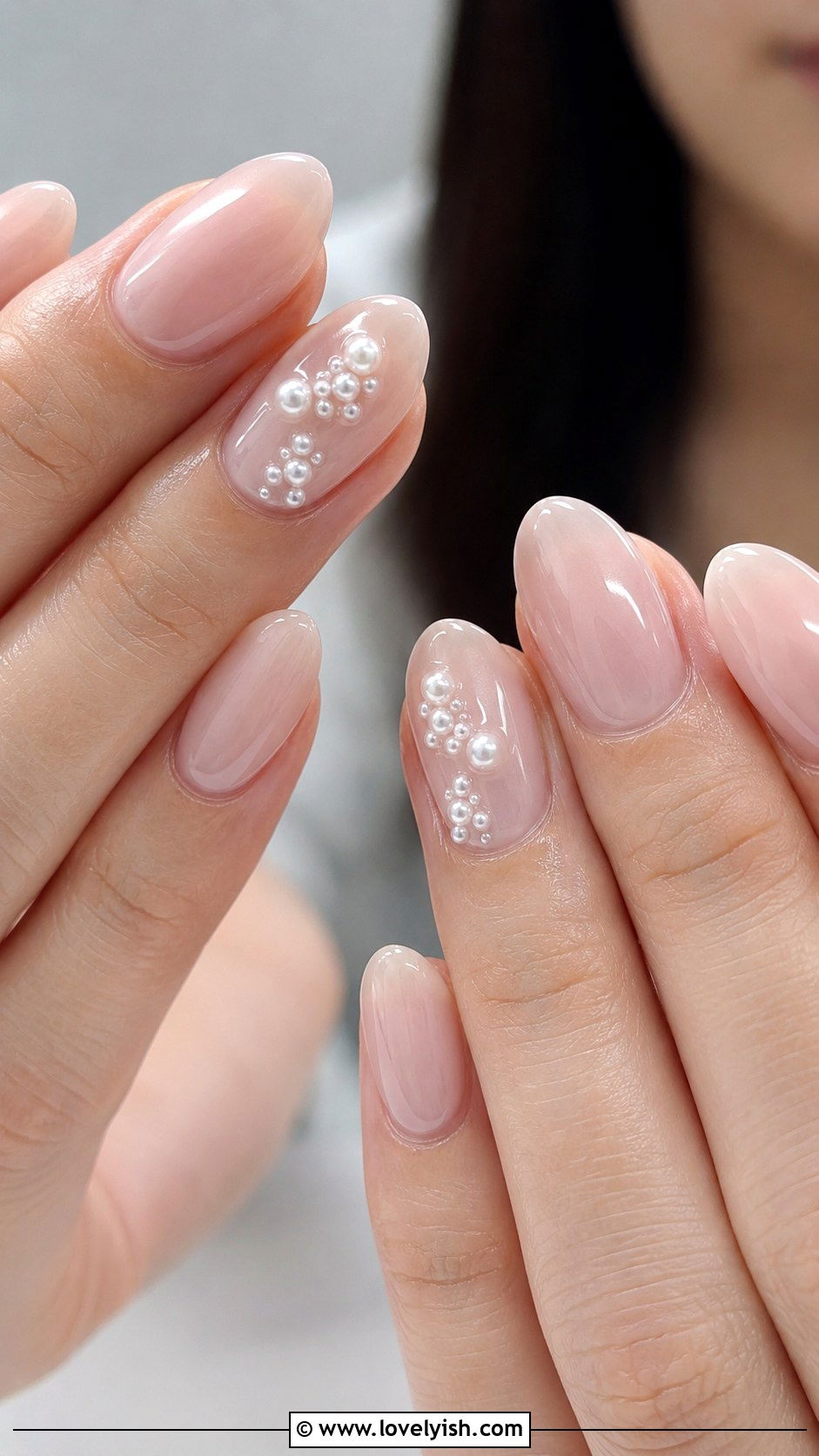 Pearl Cluster Balletcore Nails - 50 balletcore nails - 50 balletcore nails
