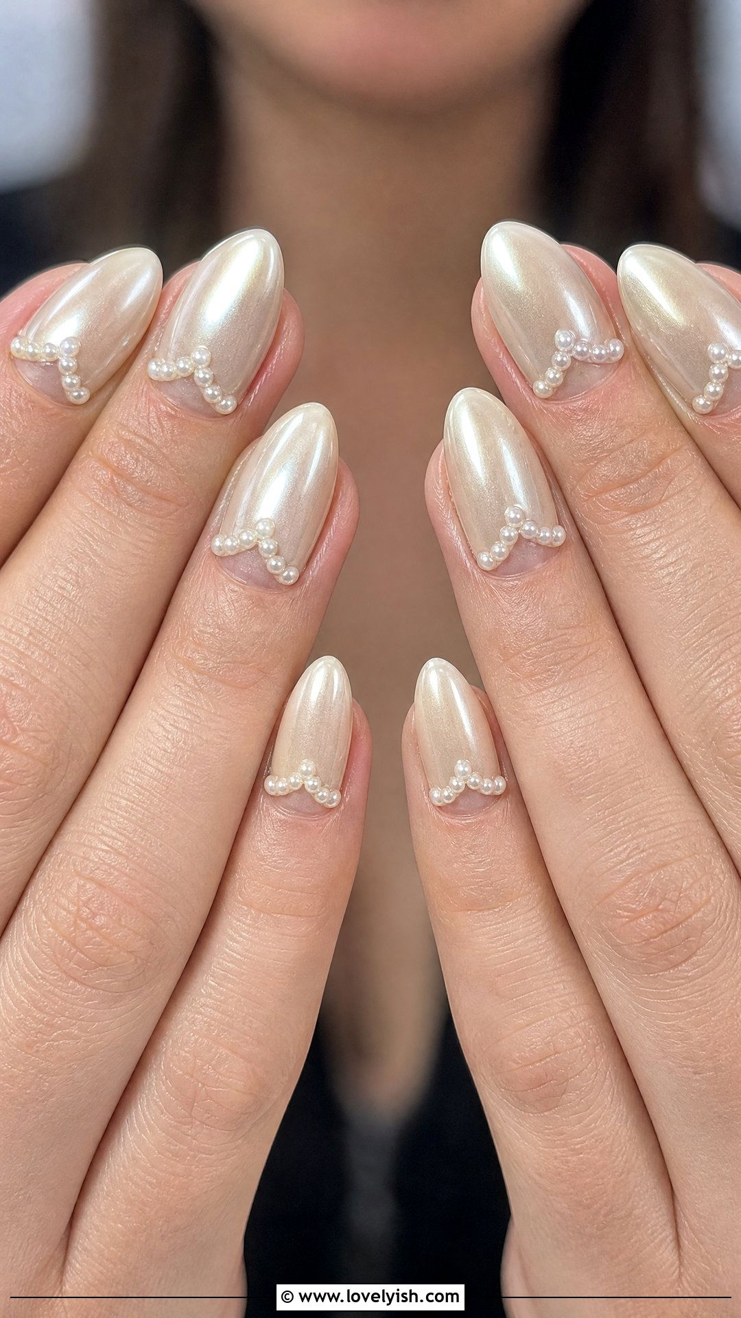 Pearl Crown Cuticle Nails - 50 pearl nails - 50 pearl nails