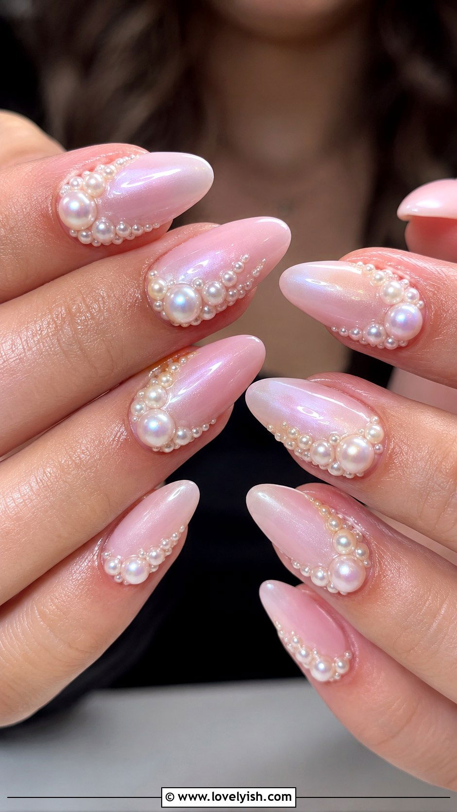 Pearl Drop 3D Nails - 50 luxury nails - 50 luxury nails