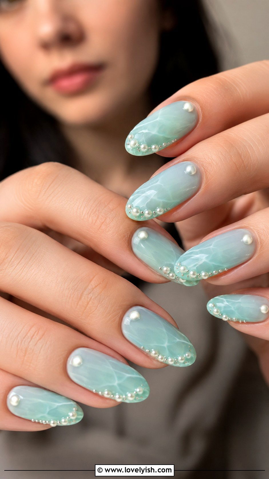 Pearl Drop Ocean Nails - 50 ocean nails - 50 ocean nails