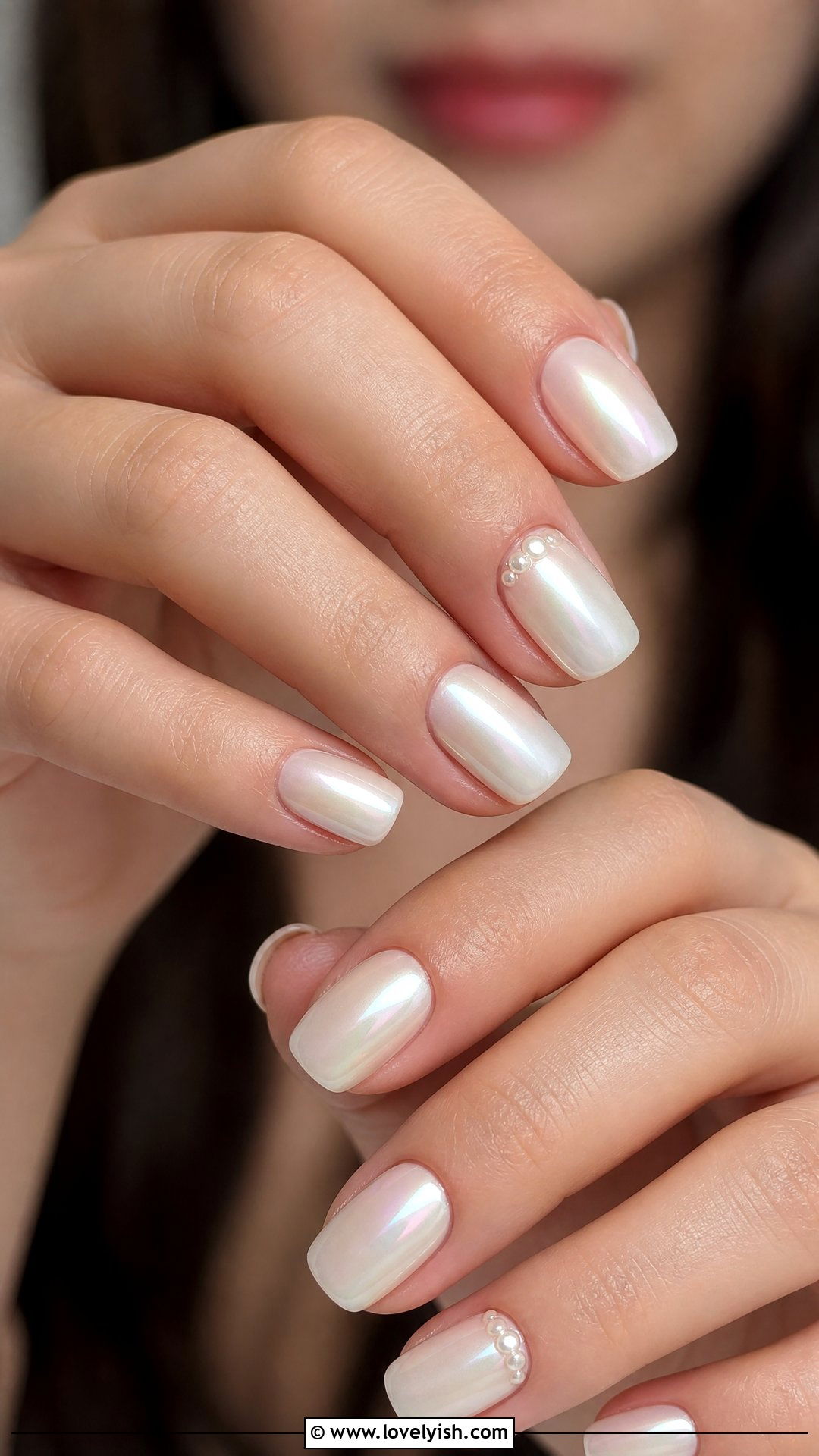 Pearl Squoval Nails - 50 squoval nails - 50 squoval nails