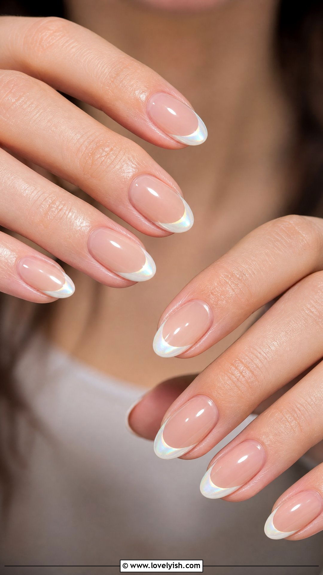 Pearl White French Tips - 50 minimalist french tips - 50 minimalist french tips