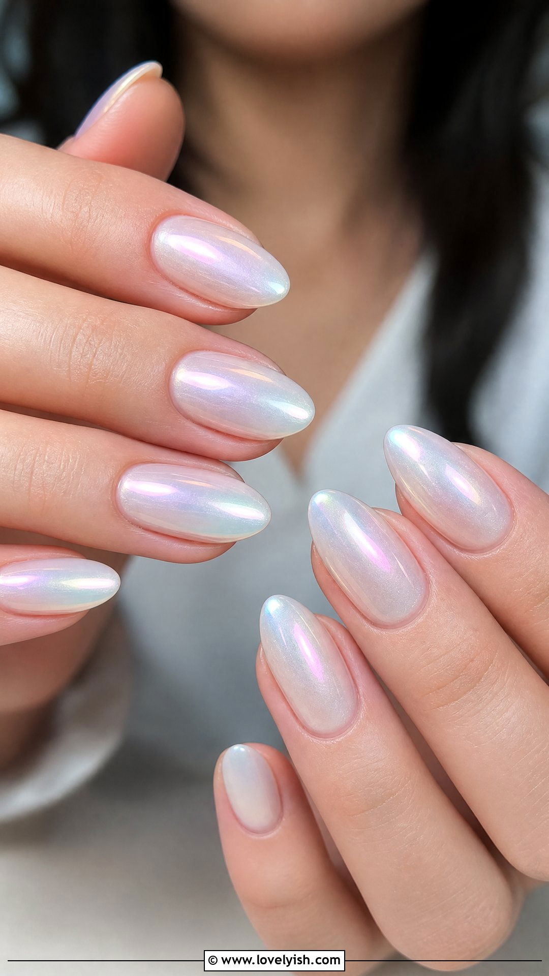 Pearl White Nails - 49 nail colors - 49 nail colors