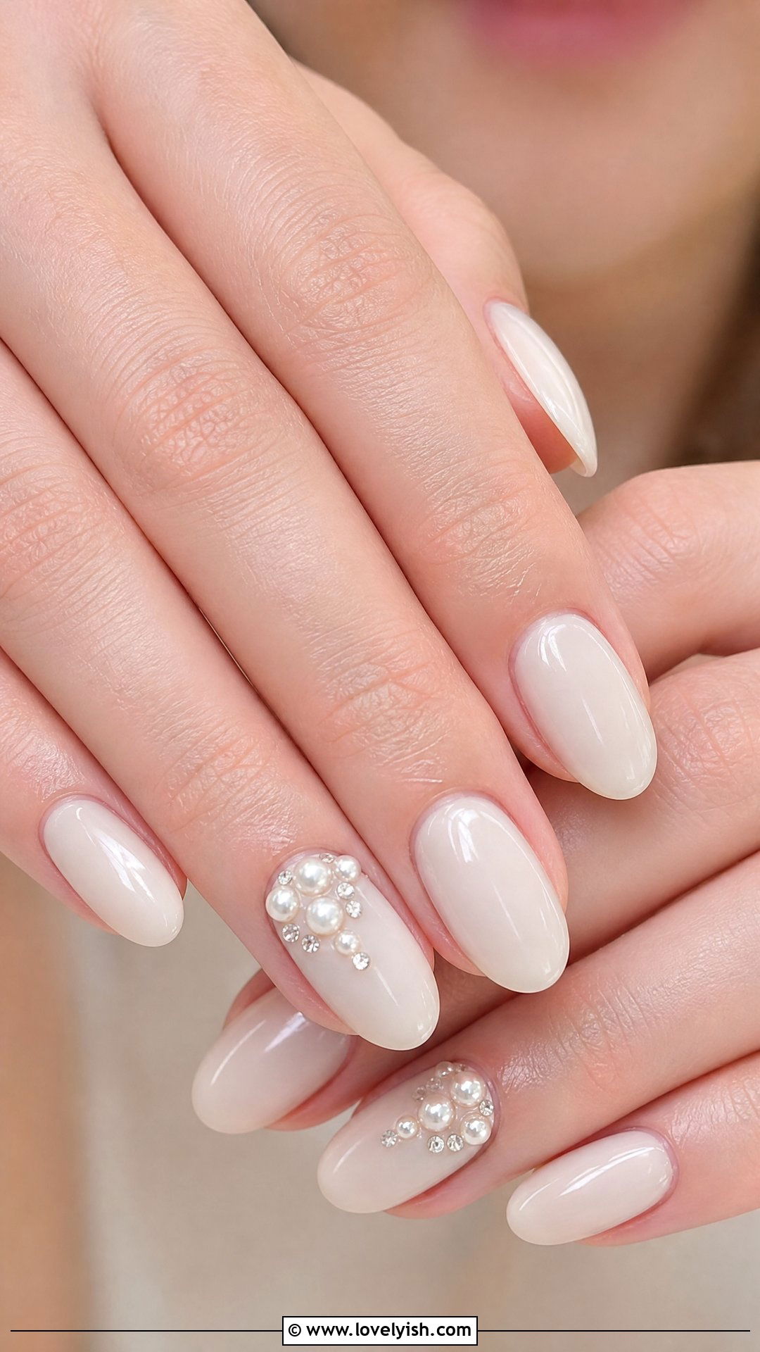 Pearl and Diamond Nails - 50 diamond nails - 50 diamond nails