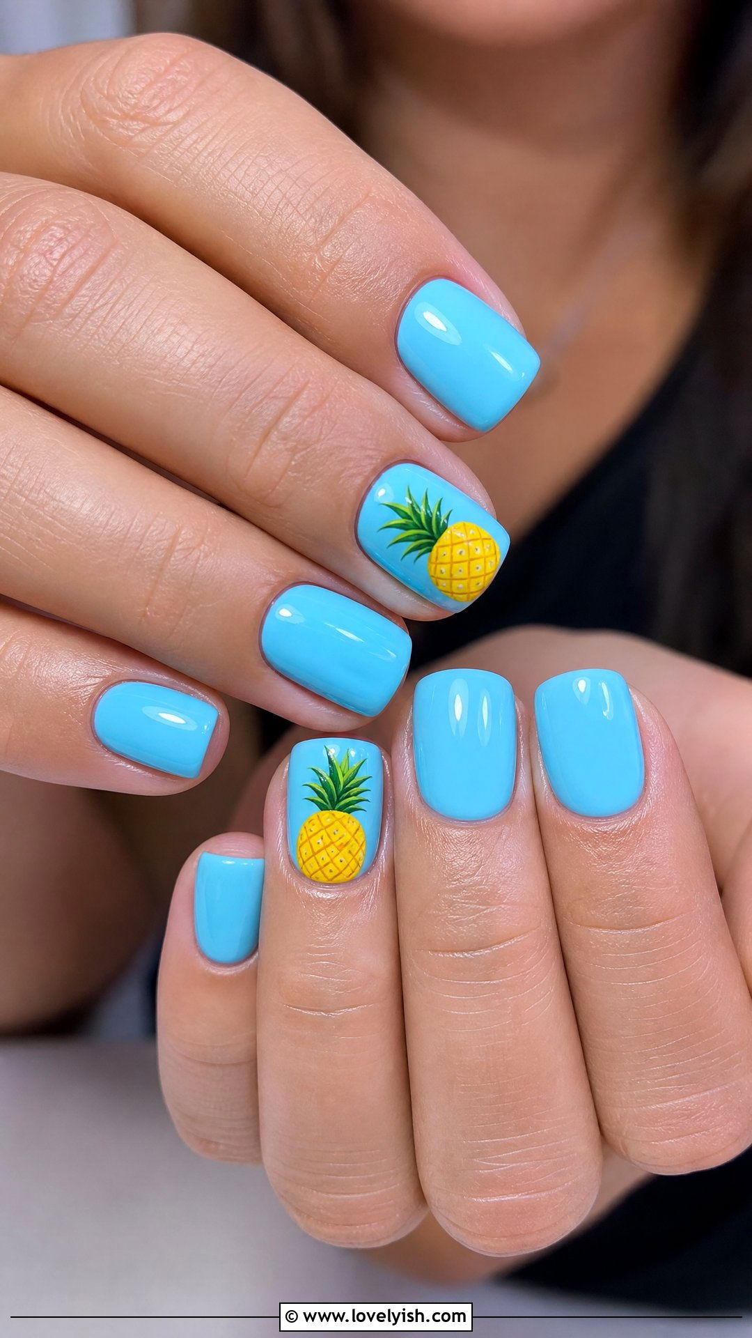 Pineapple Tropical Nails - 50 beach nails - 50 beach nails